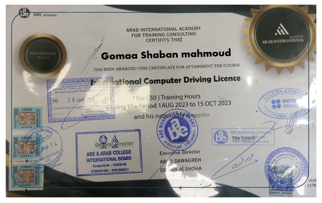 Certificate 2